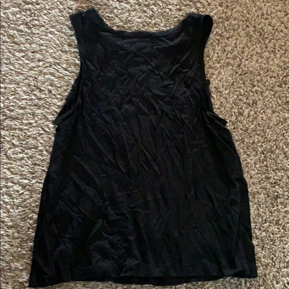 Last chance!! Express black crop tank, size xs - Picture 3 of 4